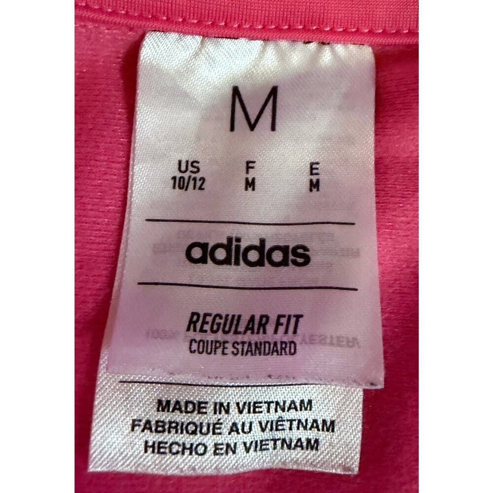 Girls Adidas Pink Jacket Size M Long Sleeve - Picture 5 of 10